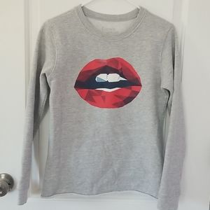 PacSun Desert Dreamer Geo Lips Graphic Sweatshirt